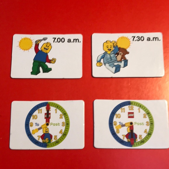 Bundle of Children’s Books & LEGO Telling Time Flashcards & My Writing Words - Picture 8 of 16